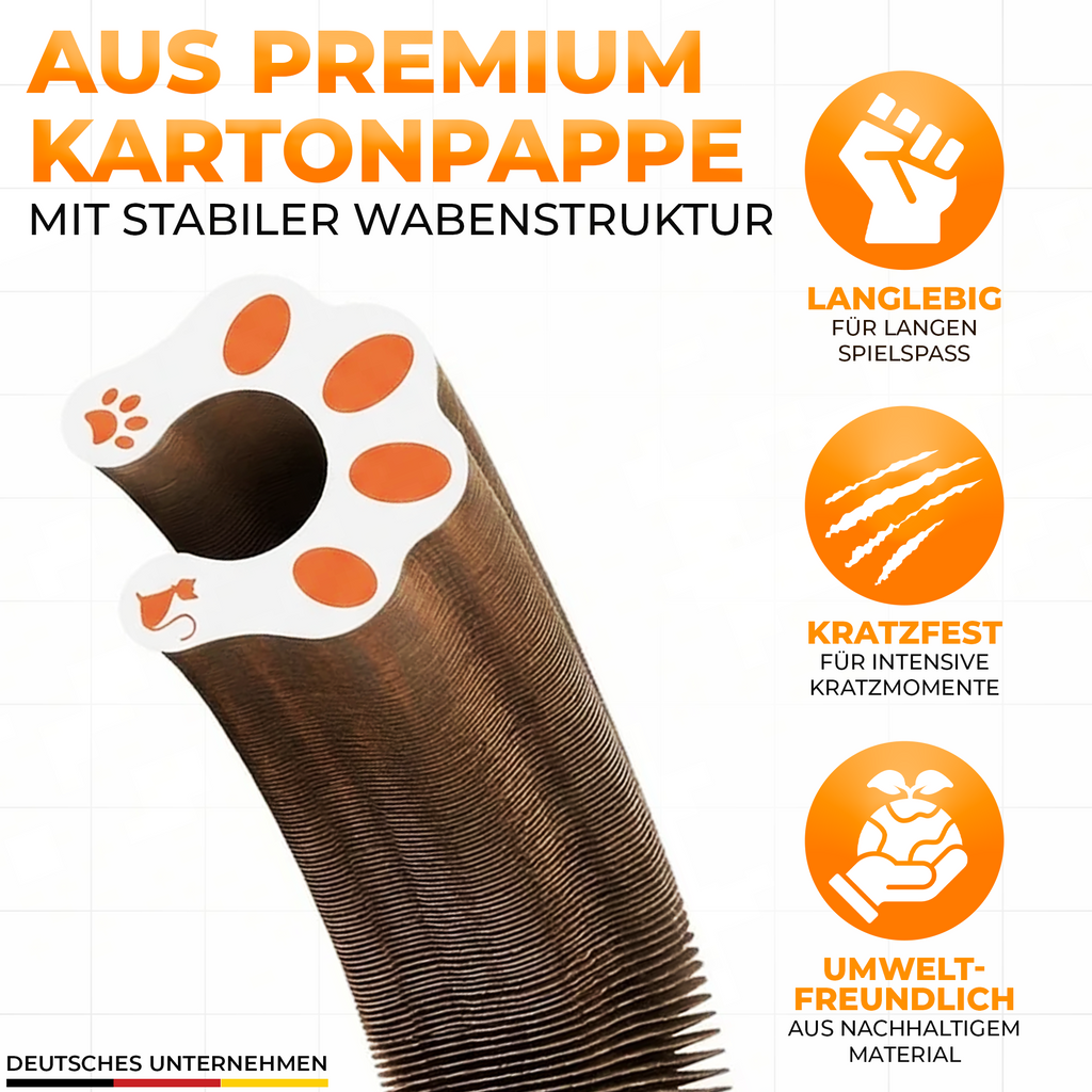 🎯 Interaktives Katzenspielzeug mit Ball & Kratzfläche 🐾