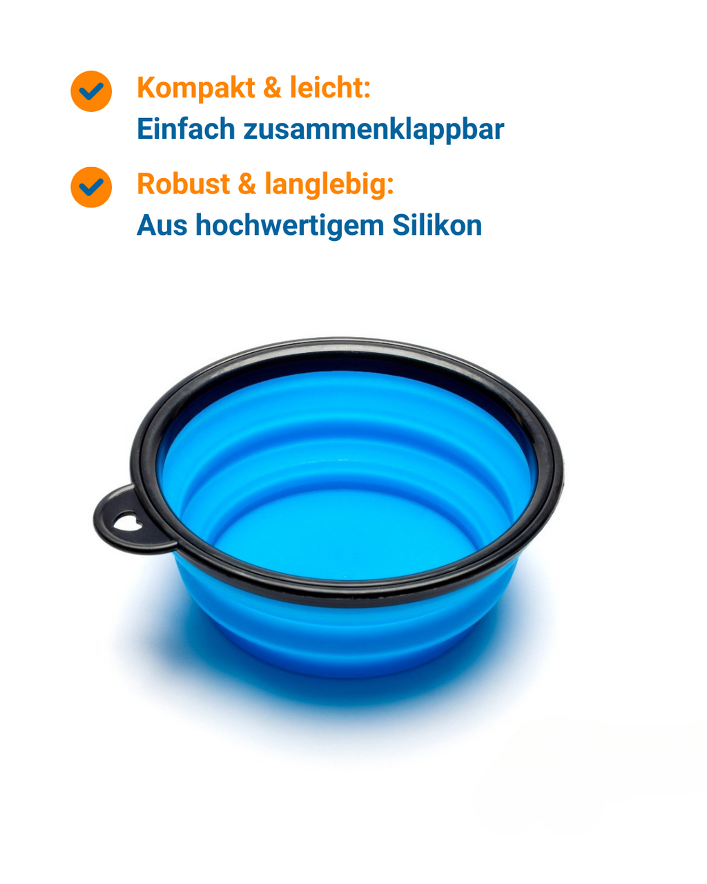 Faltbarer Hundenapf 350ml