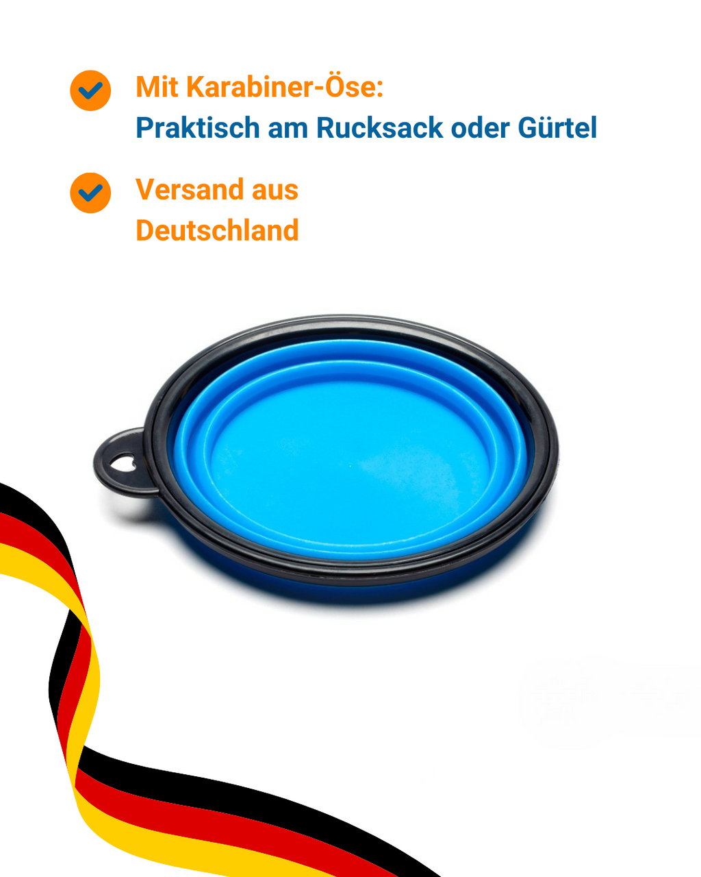 Faltbarer Hundenapf 350ml