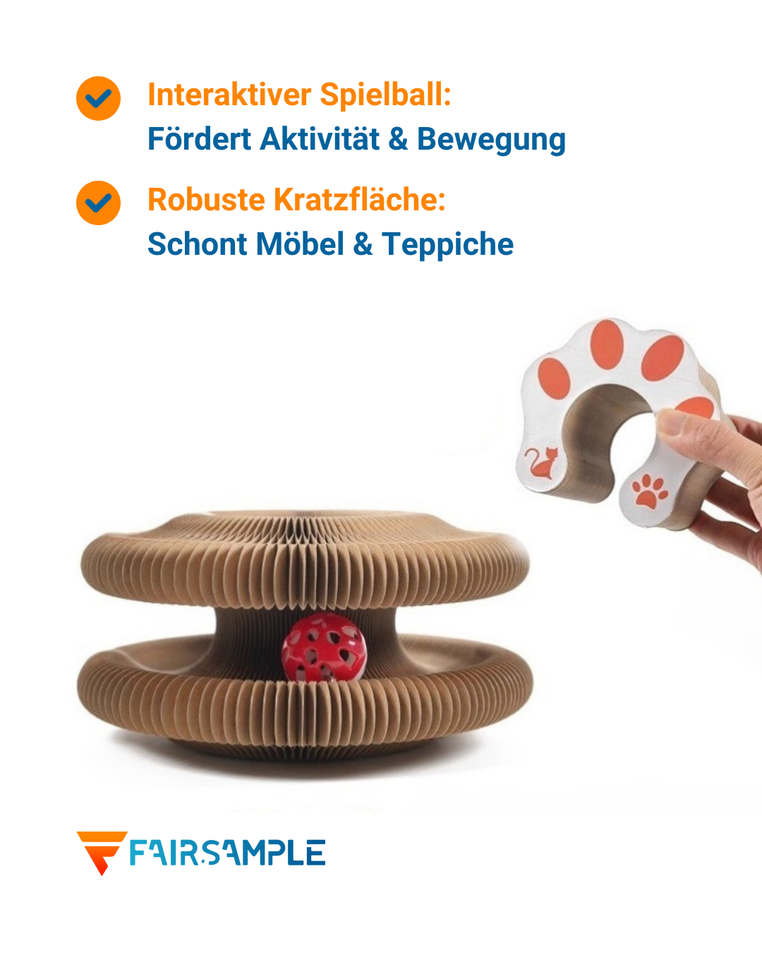 Magic organ Interaktives Kratzspielzeug