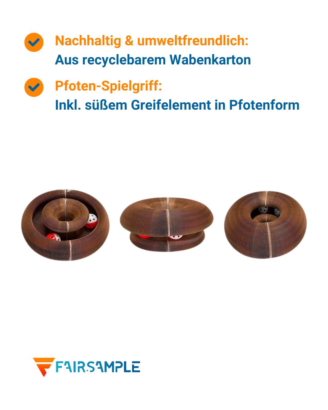 Magic organ Interaktives Kratzspielzeug